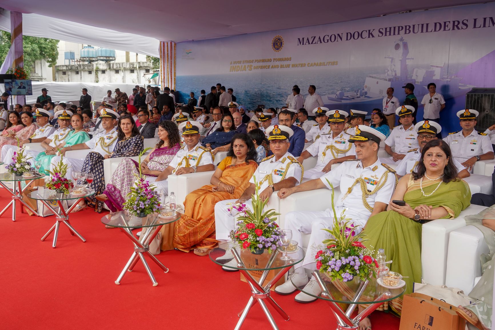 Launching Ceremony of Taragiri (Y-12653) Third Advanced Stealth Frigate of P17A-11th Sep 2022123